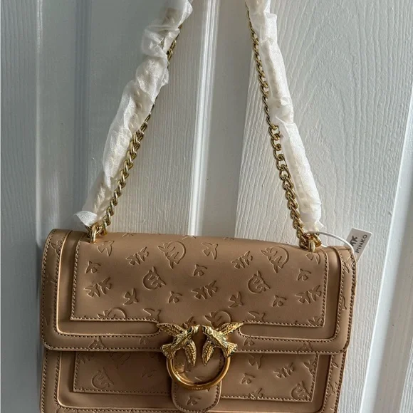 Elegant Gold and Tan Designer Women\'s Bag Tan Designer Bag - Etsy main image 4
